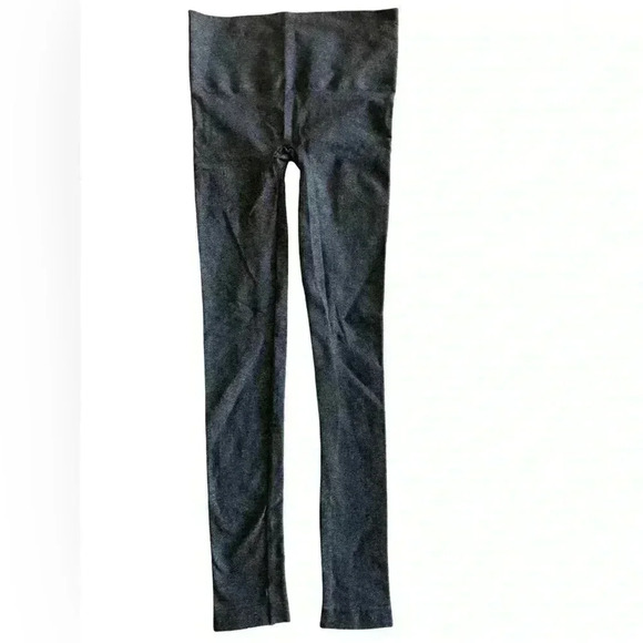 Spanx Dark Gray High Waisted Leggings Tights - Picture 1 of 5